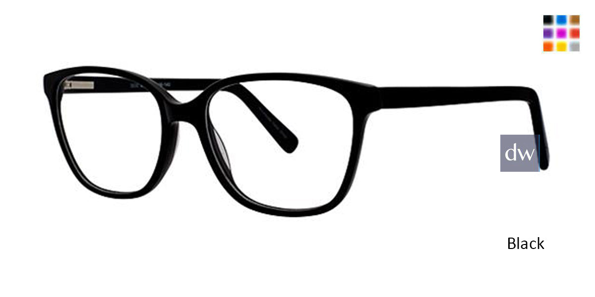 Black Elan 3030 Eyeglasses.