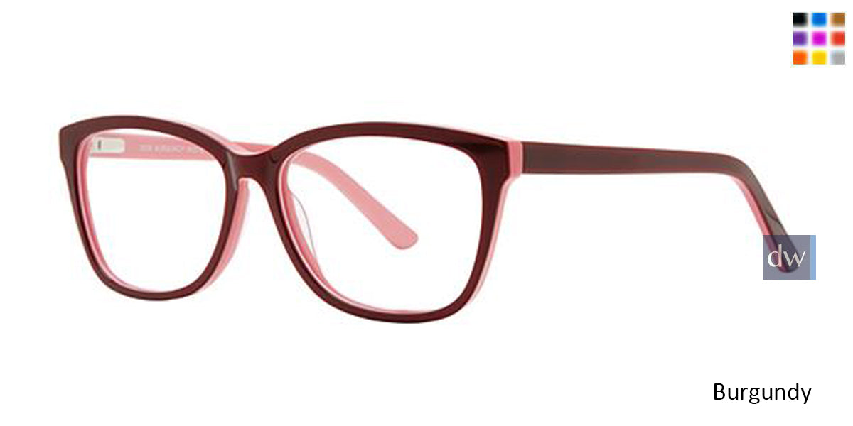 Burgundy Elan 3036 Eyeglasses.