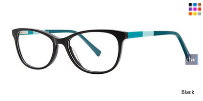 Black Elan 3037 Eyeglasses.