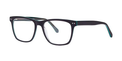 Black/Green Elan 3042 Eyeglasses.