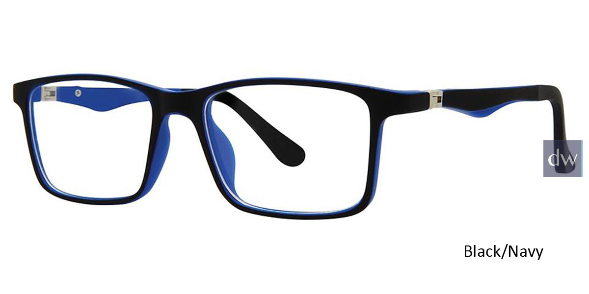 Black/Navy Vivid Metro 48 Eyeglasses.