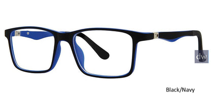 Black/Navy Vivid Metro 48 Eyeglasses.