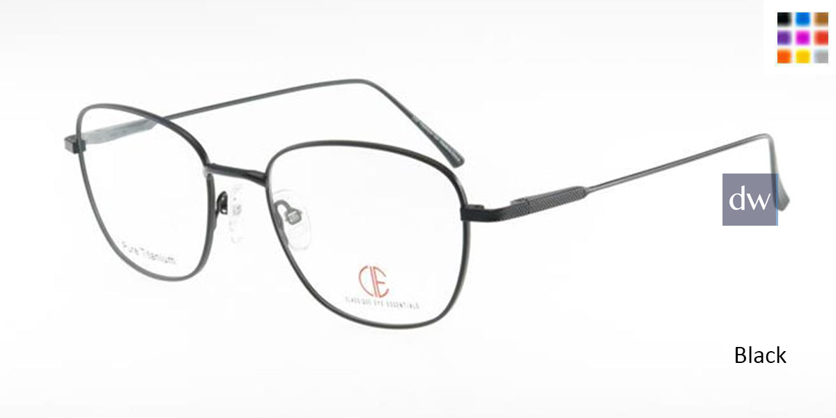 Black CIE SEC315T Eyeglasses.