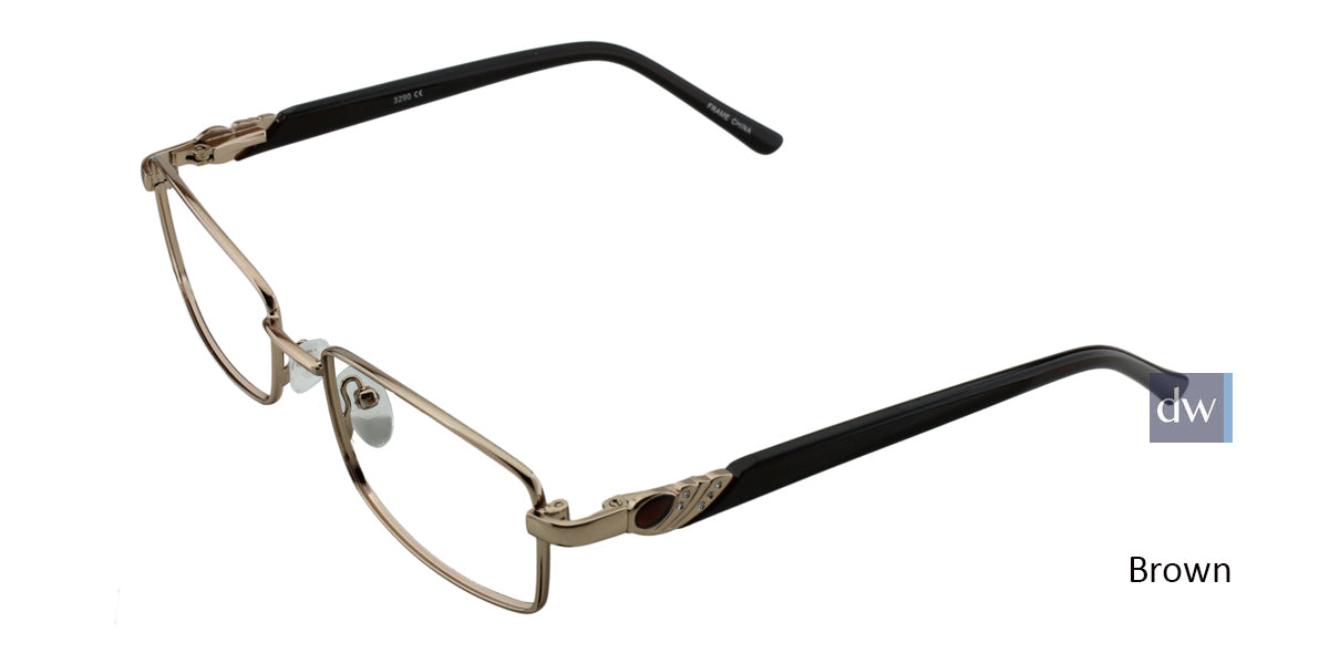 Brown GEEK CE-TRU 3290 Eyeglasses