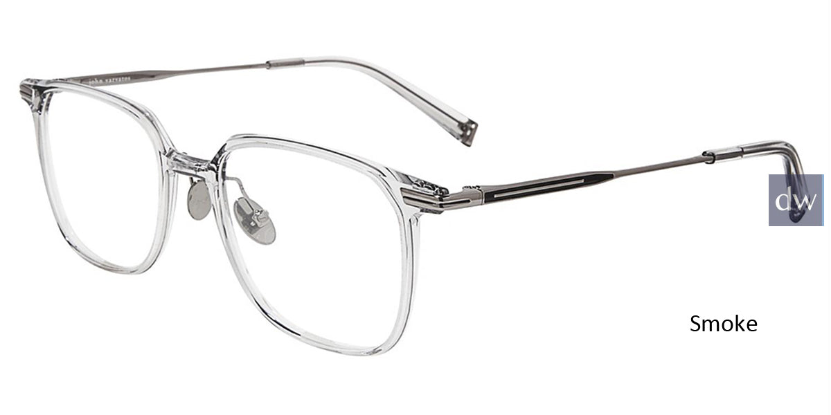 Smoke John Varvatos V414 Eyeglasses.