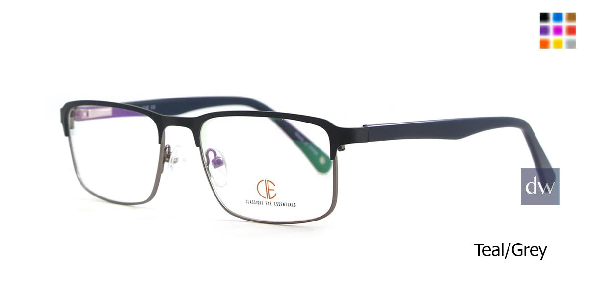 Teal/Grey CIE SEC128 Eyeglasses.