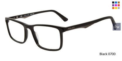 Black 0700 Police VPL467 Eyeglasses.