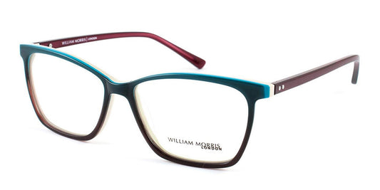 Blue/Brown/Cream William Morris London WM6973 Eyeglasses.