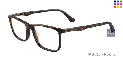 Matt Dark Havana Police VPL393 Eyeglasses.