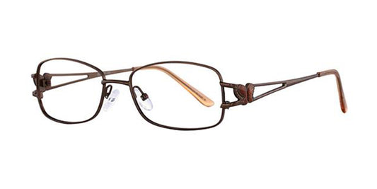 Light Brown Elan 3404 Eyeglasses.