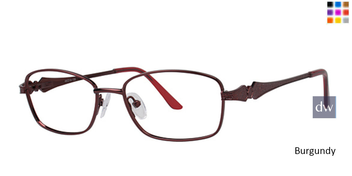 Burgundy Elan 3405 Eyeglasses - Teenager.