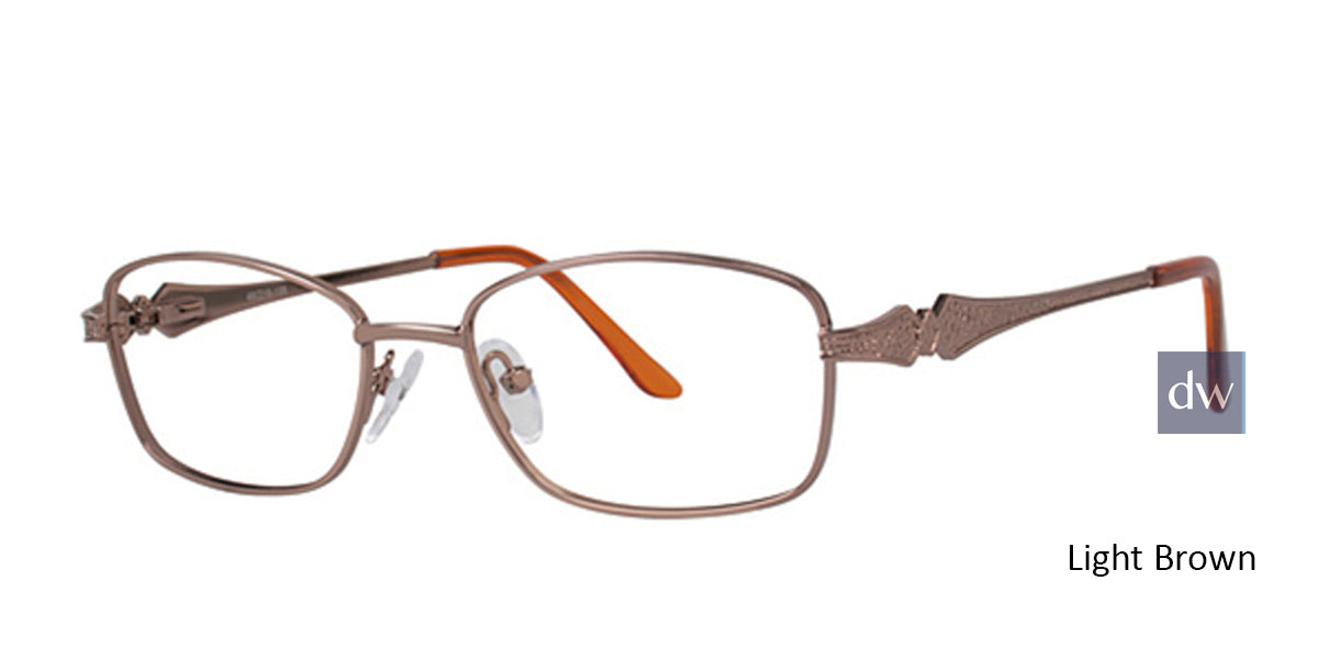 Light Brown Elan 3405 Eyeglasses - Teenager.