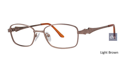 Light Brown Elan 3405 Eyeglasses - Teenager.