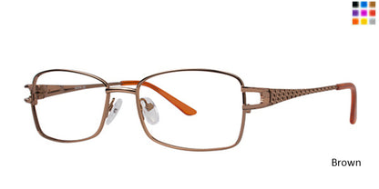 Brown Elan 3408 Eyeglasses.