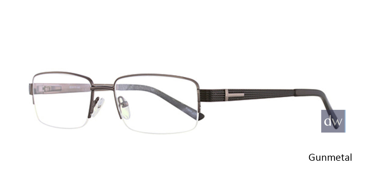 Gunmetal Elan 3411 Eyeglasses.