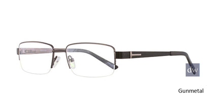 Gunmetal Elan 3411 Eyeglasses.