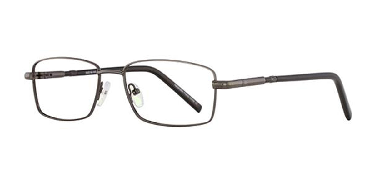 Dark Gunmetal Elan 3412 Eyeglasses.