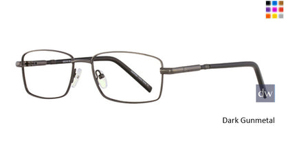 Dark Gunmetal Elan 3412 Eyeglasses.