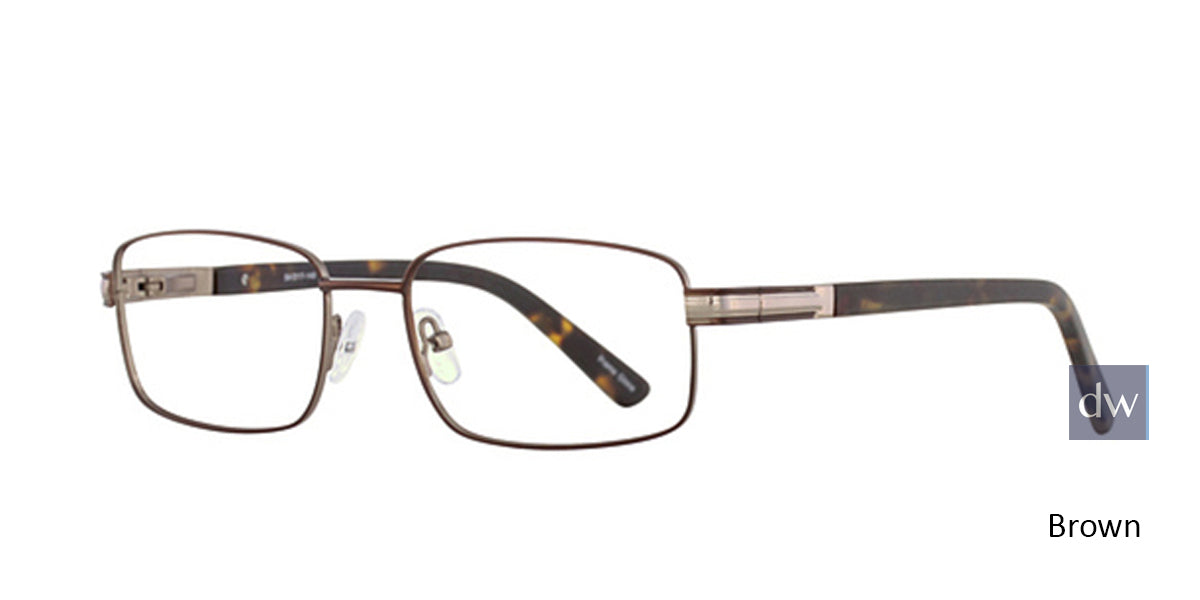 Brown Elan 3414 Eyeglasses