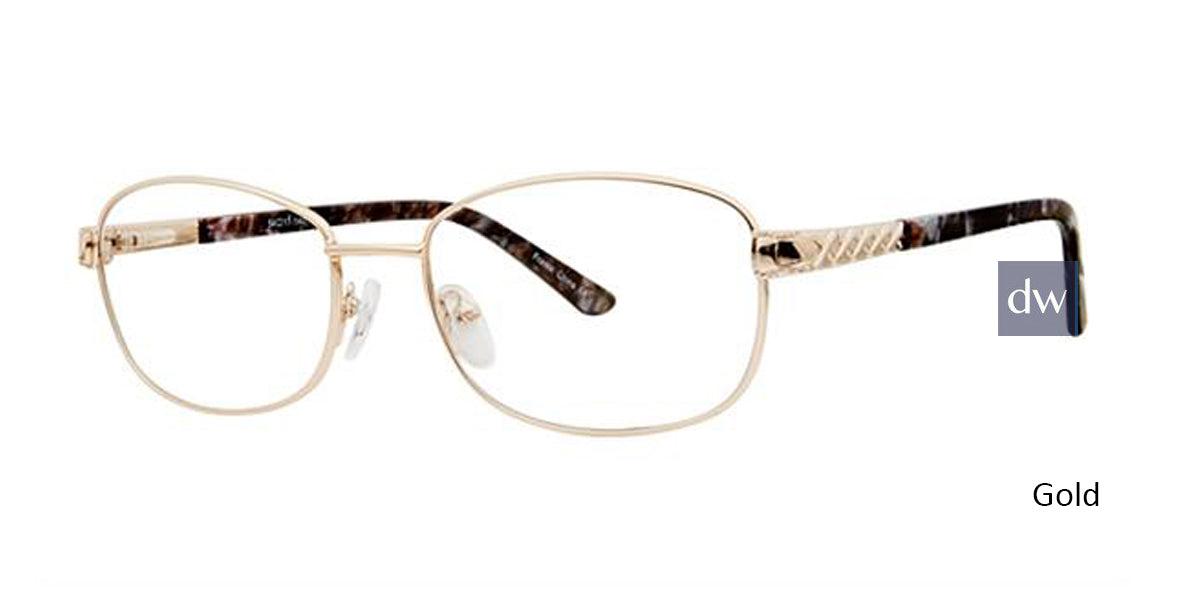 Gold Elan 3416 Eyeglasses.