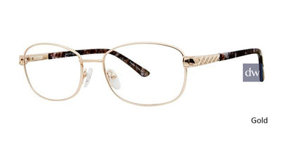 Gold Elan 3416 Eyeglasses.