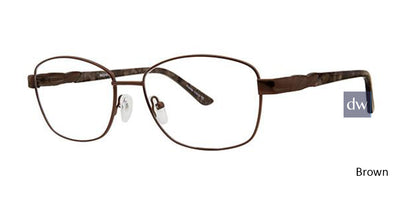 Brown Elan 3417 Eyeglasses.