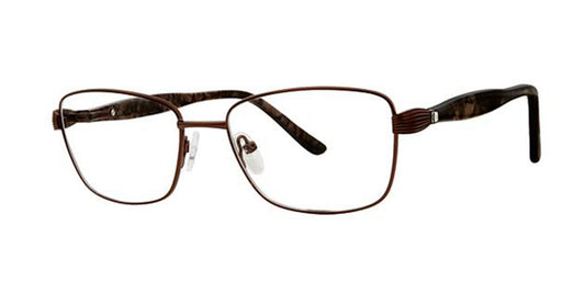 Brown Elan 3418 Eyeglasses.