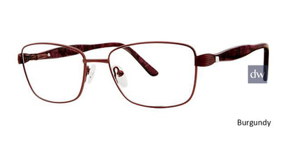 Burgundy Elan 3418 Eyeglasses.