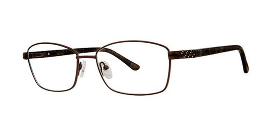 Brown Elan 3418 Eyeglasses.