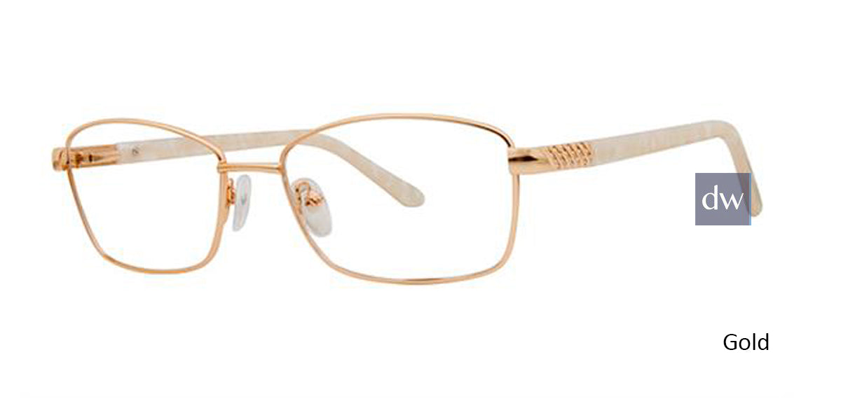 Gold Elan 3419 Eyeglasses.