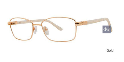 Gold Elan 3419 Eyeglasses.
