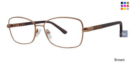 Brown Elan 3423 Eyeglasses.