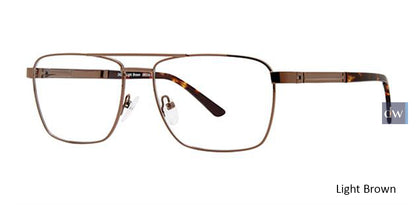 Light Brown Elan 3424 Eyeglasses.
