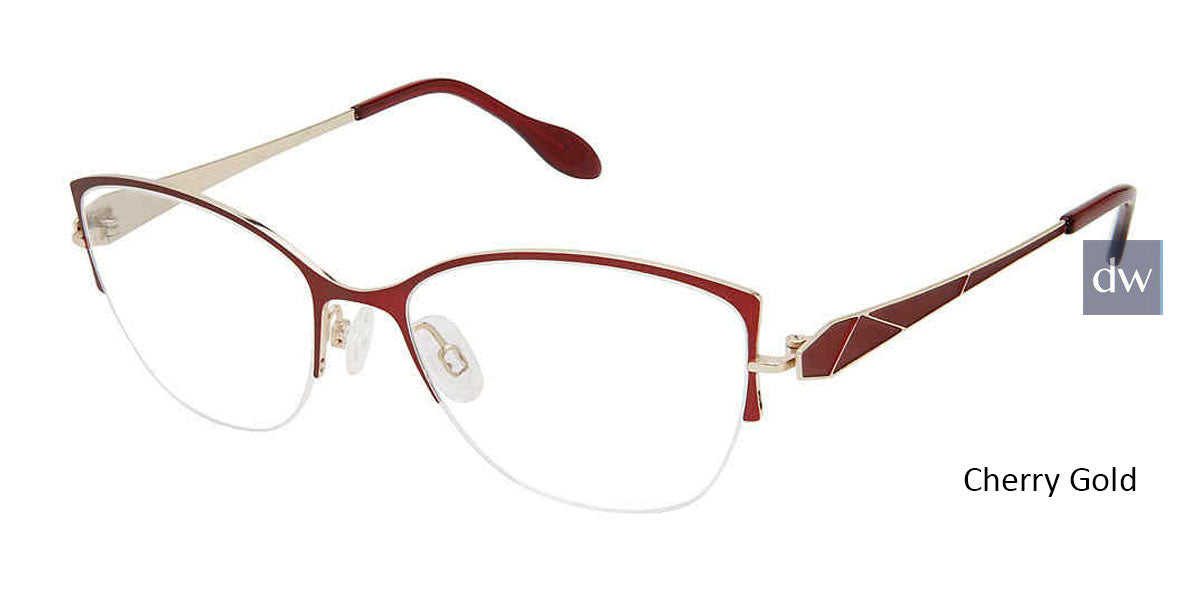 Cherry Gold Fysh F-3675 Eyeglasses