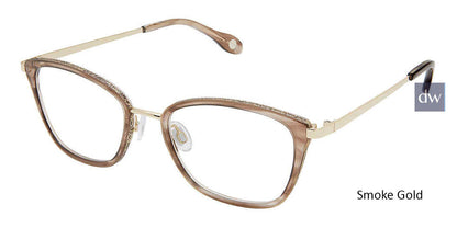 SMOKE-GOLD Fysh F-3678 Eyeglasses