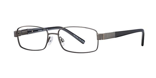 Gunmetal Elan 3702 Eyeglasses.