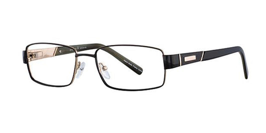 Black Elan 3703 Eyeglasses.