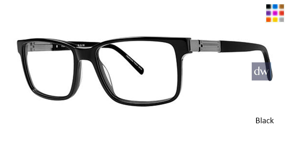 Black Elan 3720 Eyeglasses.