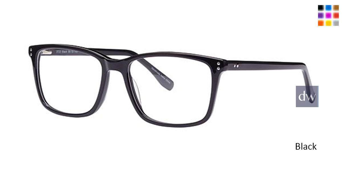 Black Elan 3723 Eyeglasses.