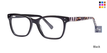 Black Elan 3750 Eyeglasses.