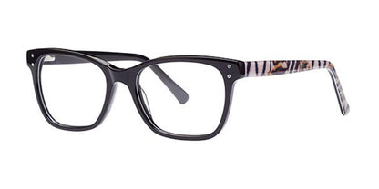 Black Elan 3750 Eyeglasses.