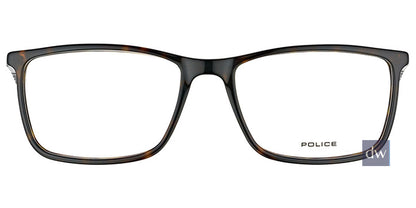 Matt Dark Havana Police VPL393 Eyeglasses.