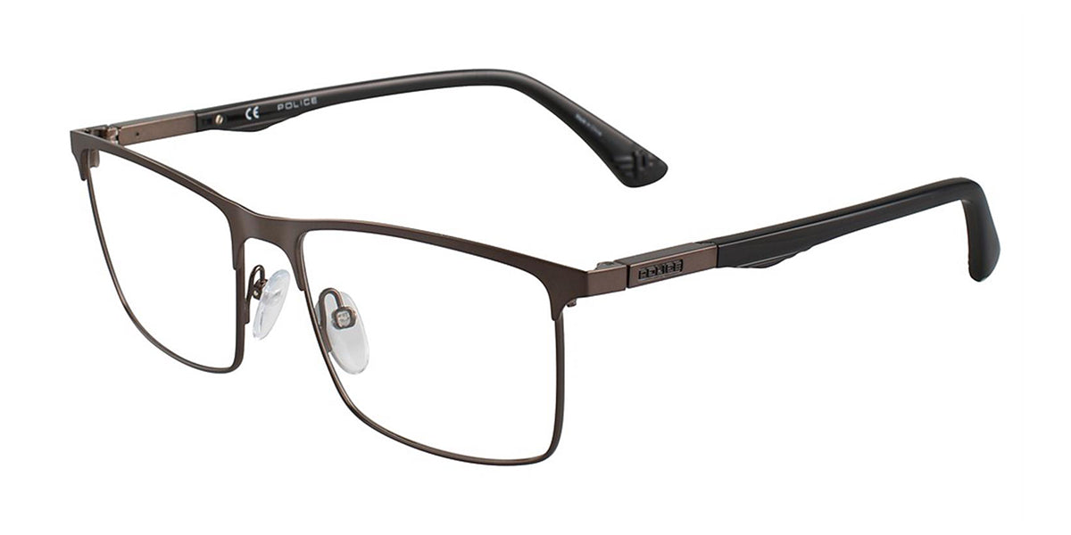 Matt Gunmetal Police VPL394N Eyeglasses.