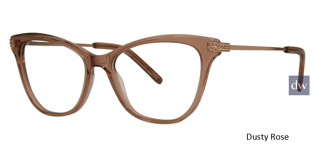 Dusty Rose Vera Wang Evangeline Eyeglasses.