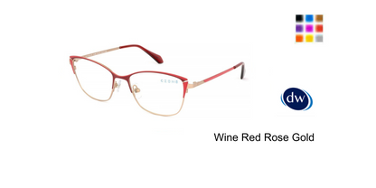 Wine Red Rose Gold