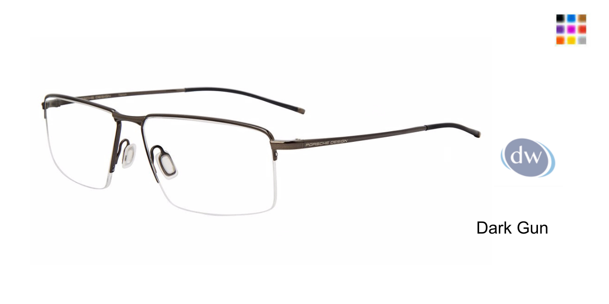 PORSCHE DESIGN P8736 Eyeglasses Dark Gun