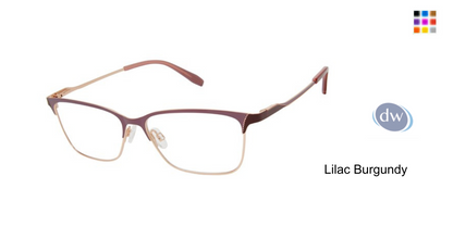 Lilac Burgundy          VICTOR GLEMAUD X TURA VGO011 Eyeglasses