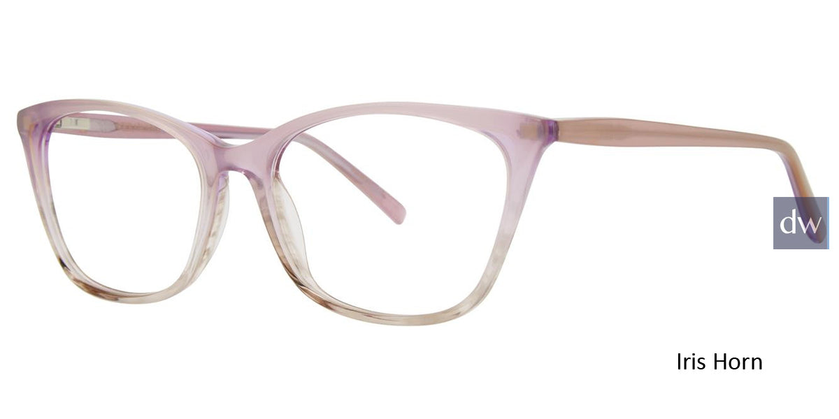 Iris Horn Vera Wang V586 Eyeglasses.
