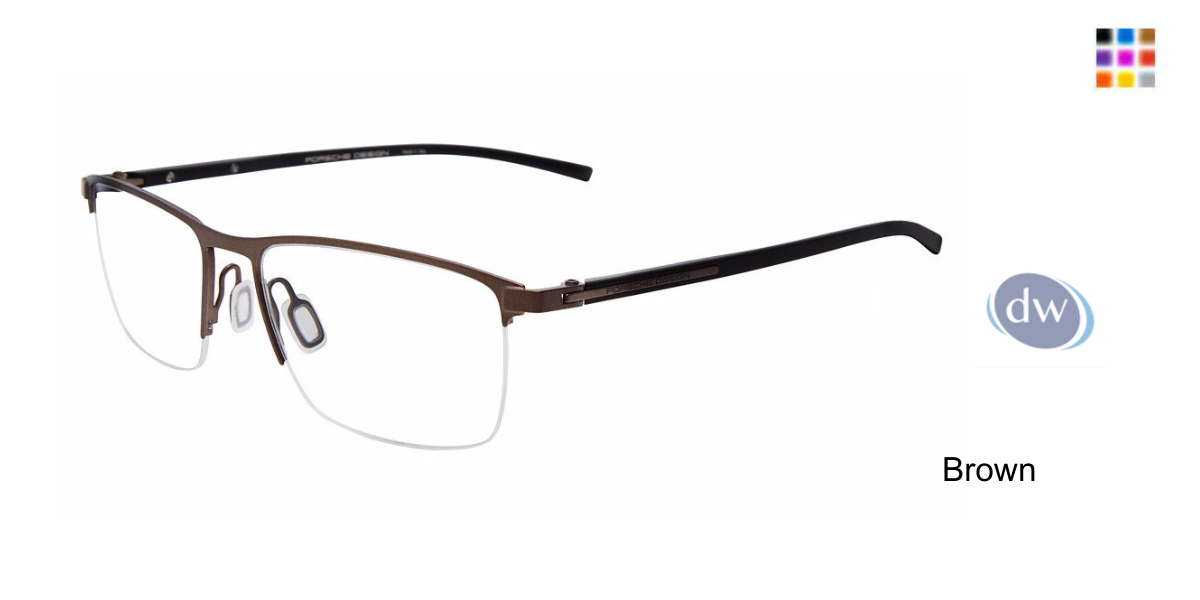 PORSCHE DESIGN P8371 Eyeglasses Brown