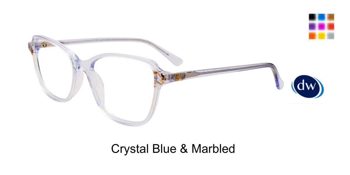 Crystal Blue Marbled